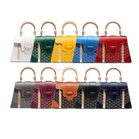 goyard wooden bag